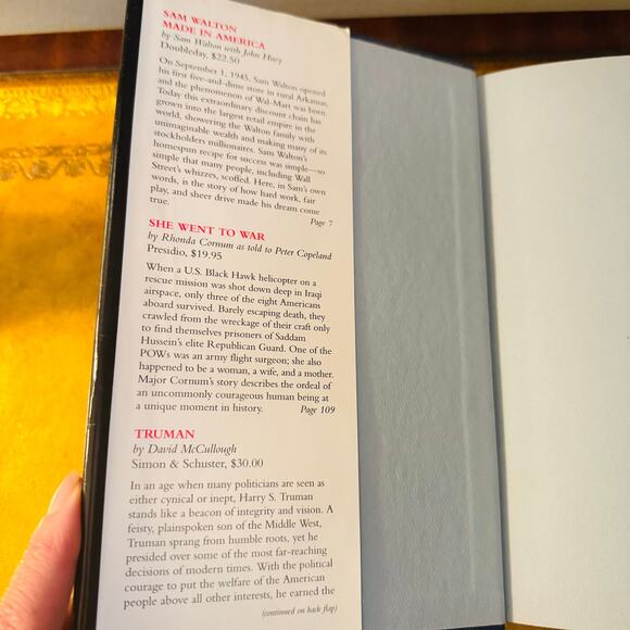 Today's Best Nonfiction by Reader's Digest 1993 First Edition Hardcover Book - Picture 4 of 5